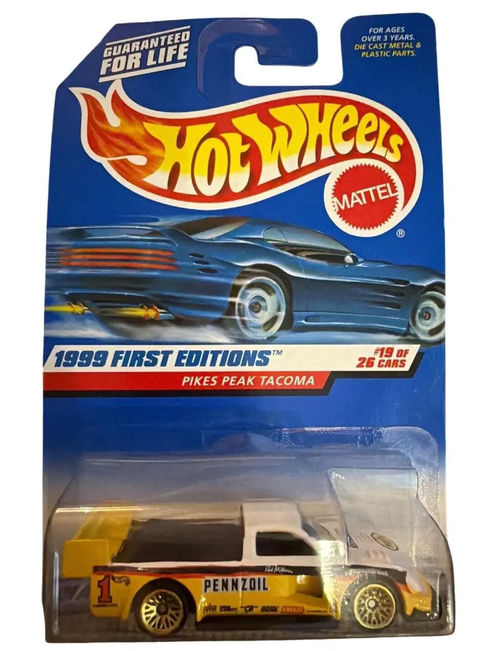 Hot Wheels 1999 First Editions Pikes Peak Tacoma #19 Of 26 Cars Die-Cast Model